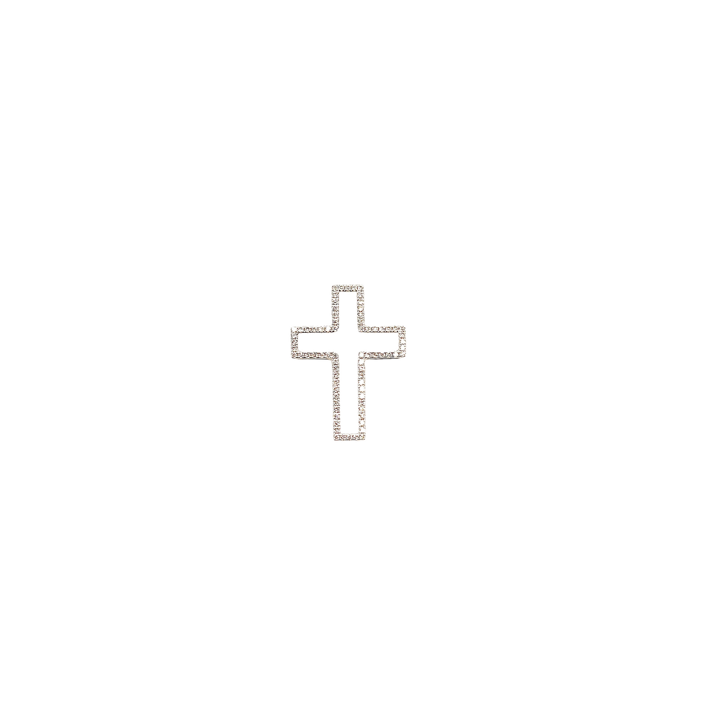 Diamond Cross Pendant-WK4042B@