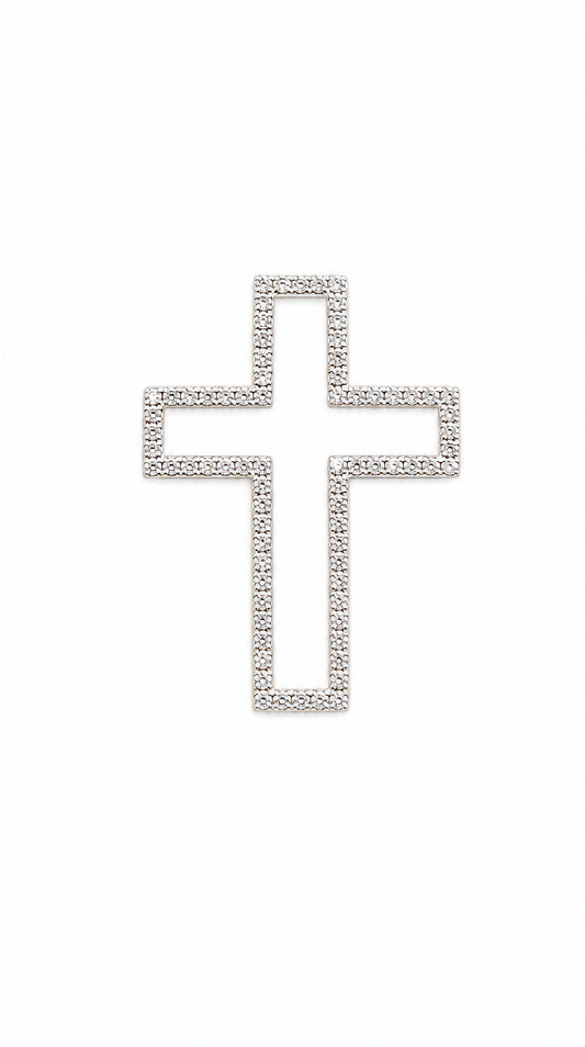 Diamond Cross Pendant-WK4042B@