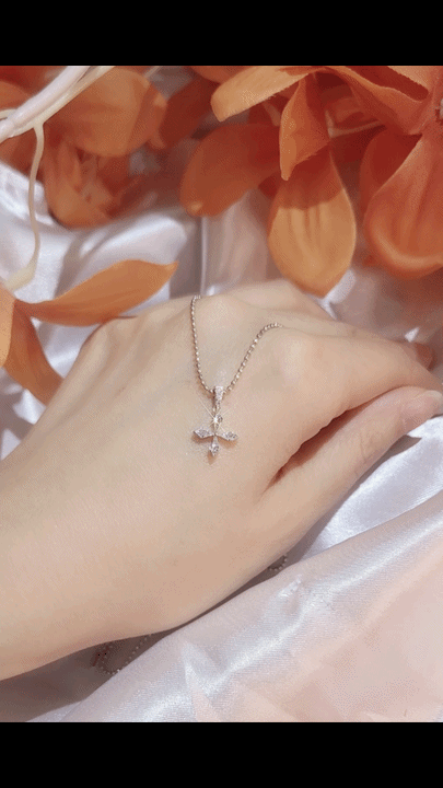 Diamond Cross Pendant-WK4214