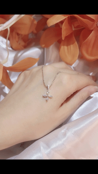 Diamond Cross Pendant-WK4214