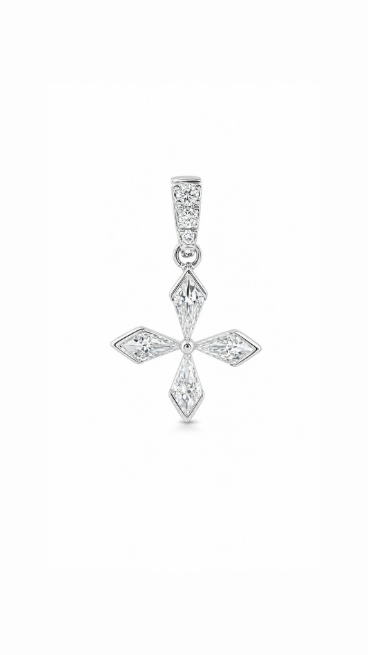 Diamond Cross Pendant-WK4214