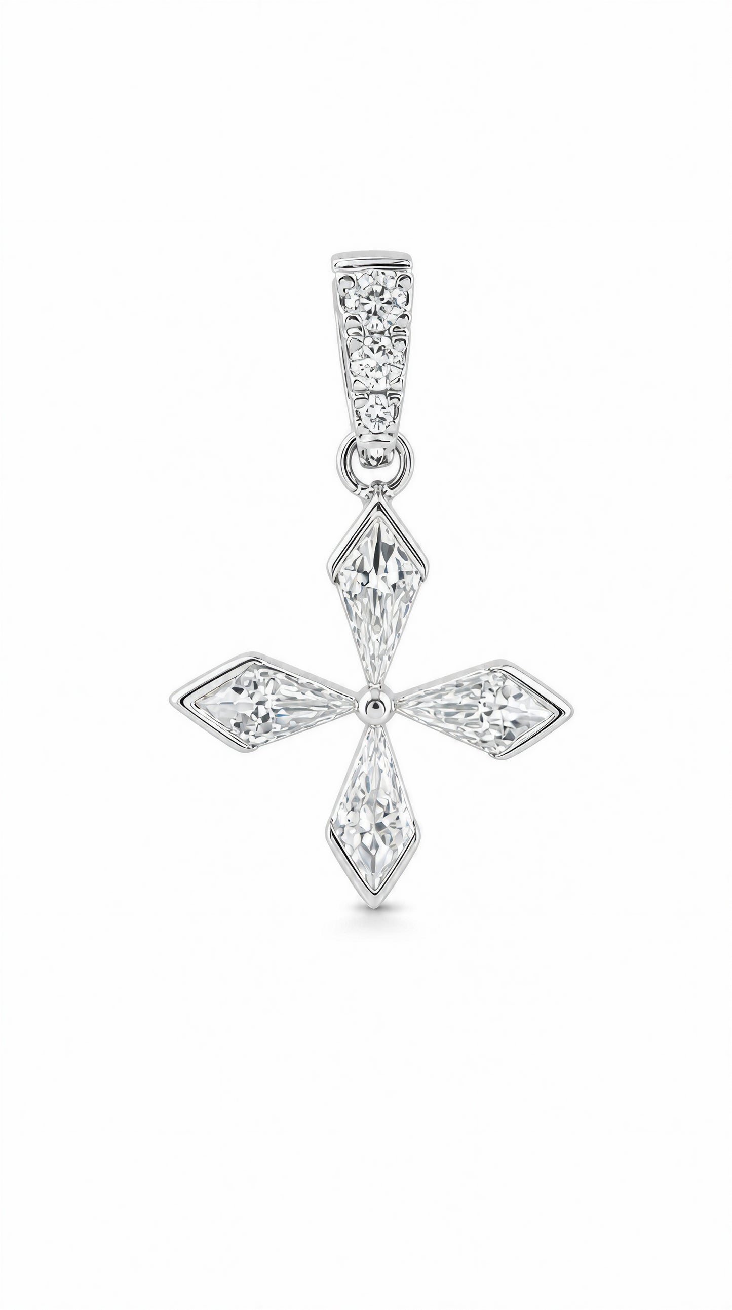 Diamond Cross Pendant-WK4214