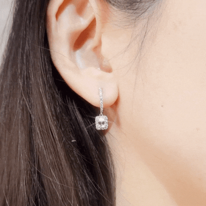 Diamond Drop Earrings-WK4034-ZC