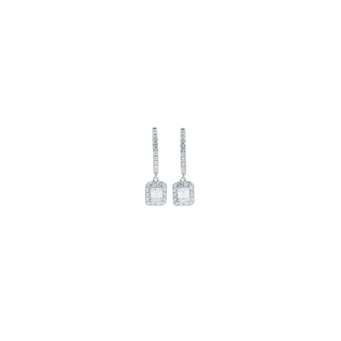 Diamond Drop Earrings-WK4034-ZC