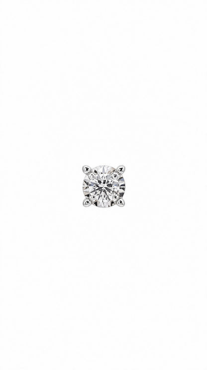 Diamond Earring (one piece)-WK3601@