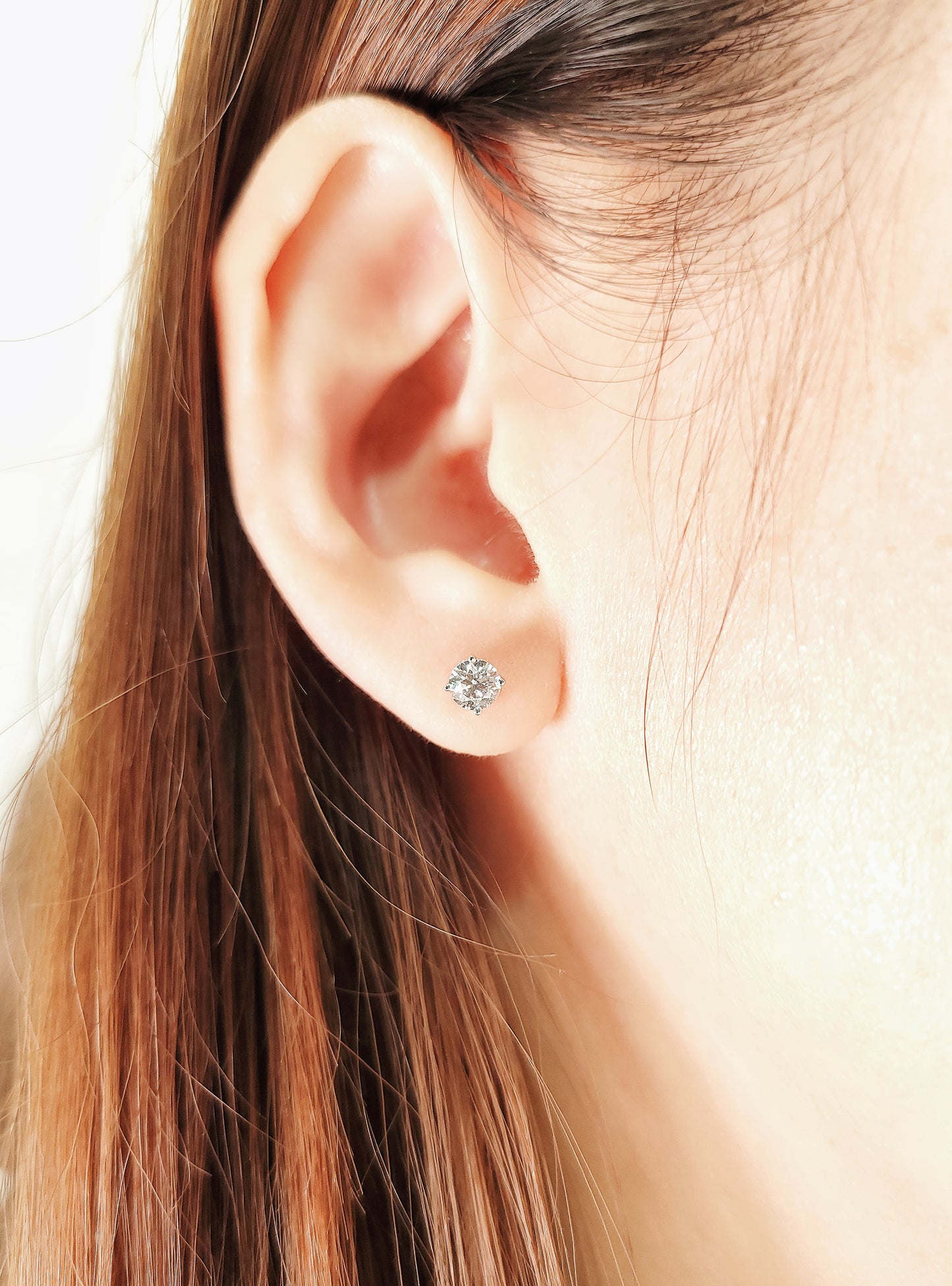 Diamond Earring (one piece)-WK4009