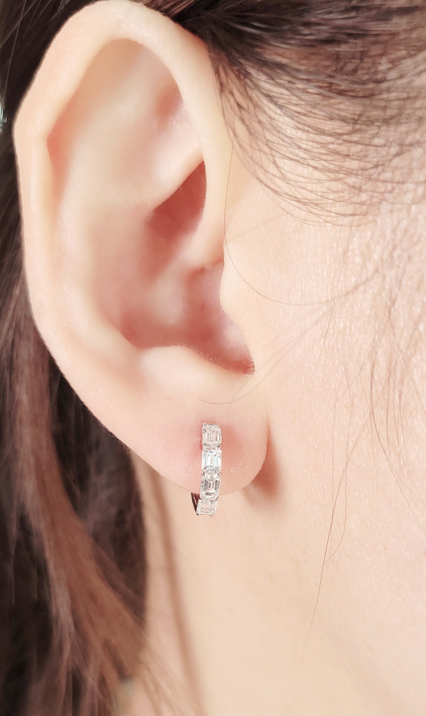 Diamond Earring (one piece)-WK4165