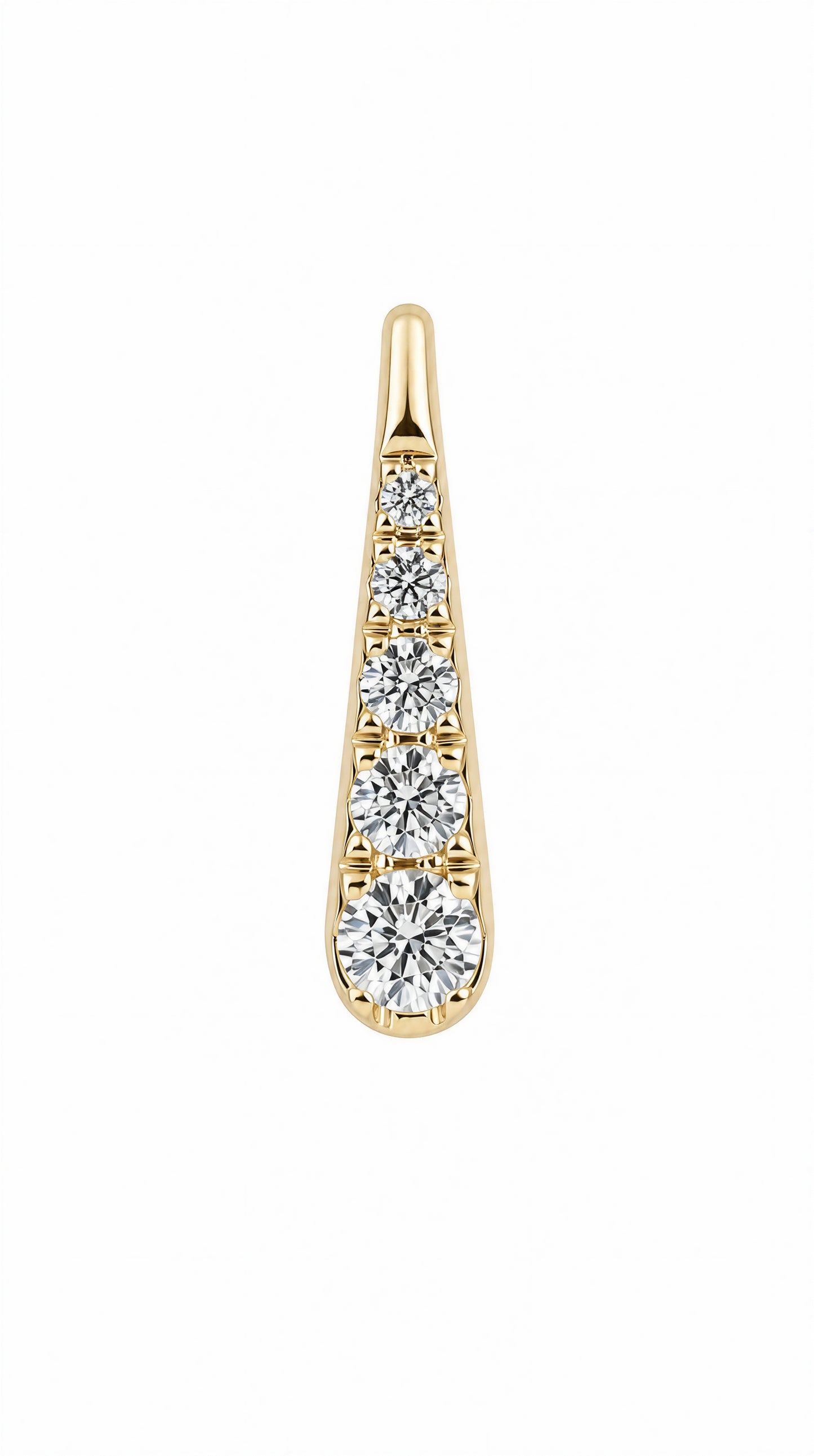 Diamond Earring (one piece)-WK4196@