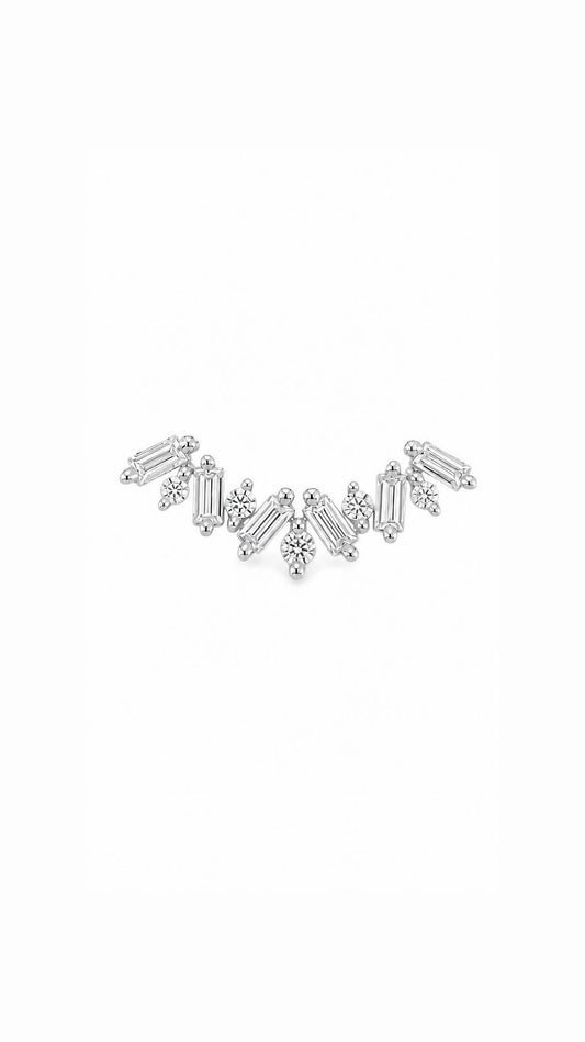 Diamond Earring (one piece)-WK4221@
