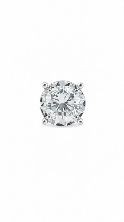 Diamond Earring (one piece)-WK4245@