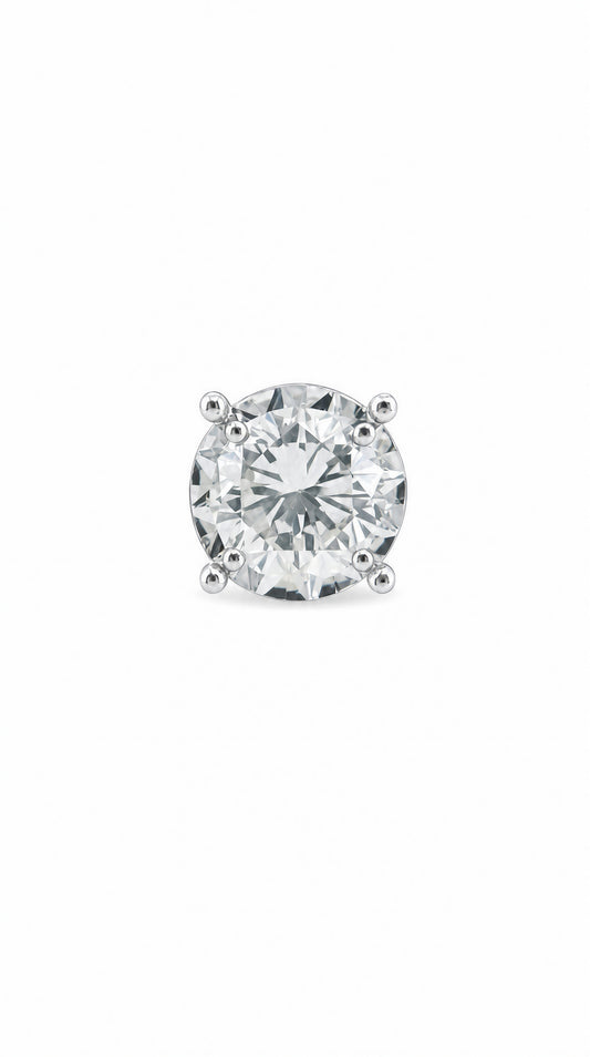 Diamond Earring (one piece)-WK4245@