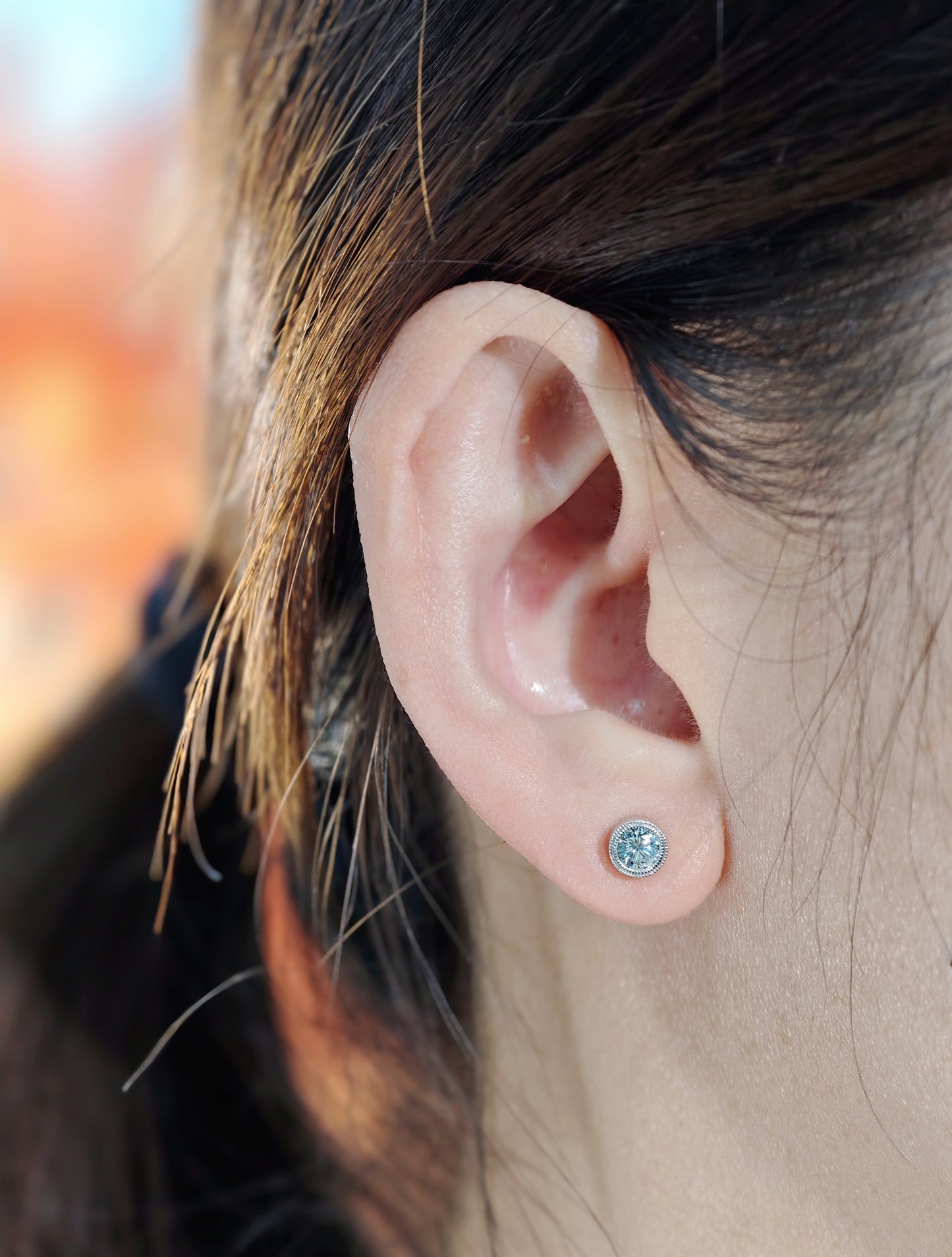 Diamond Earring (one piece)-ZCO00013367@