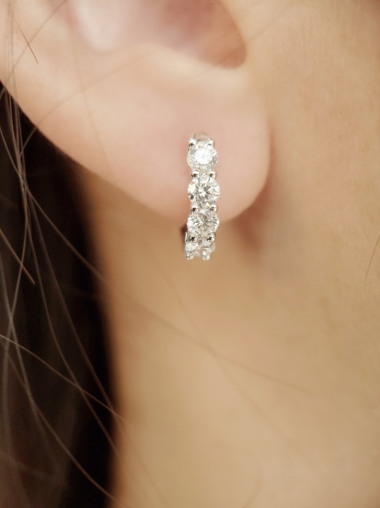 Diamond Earrings-WK3974