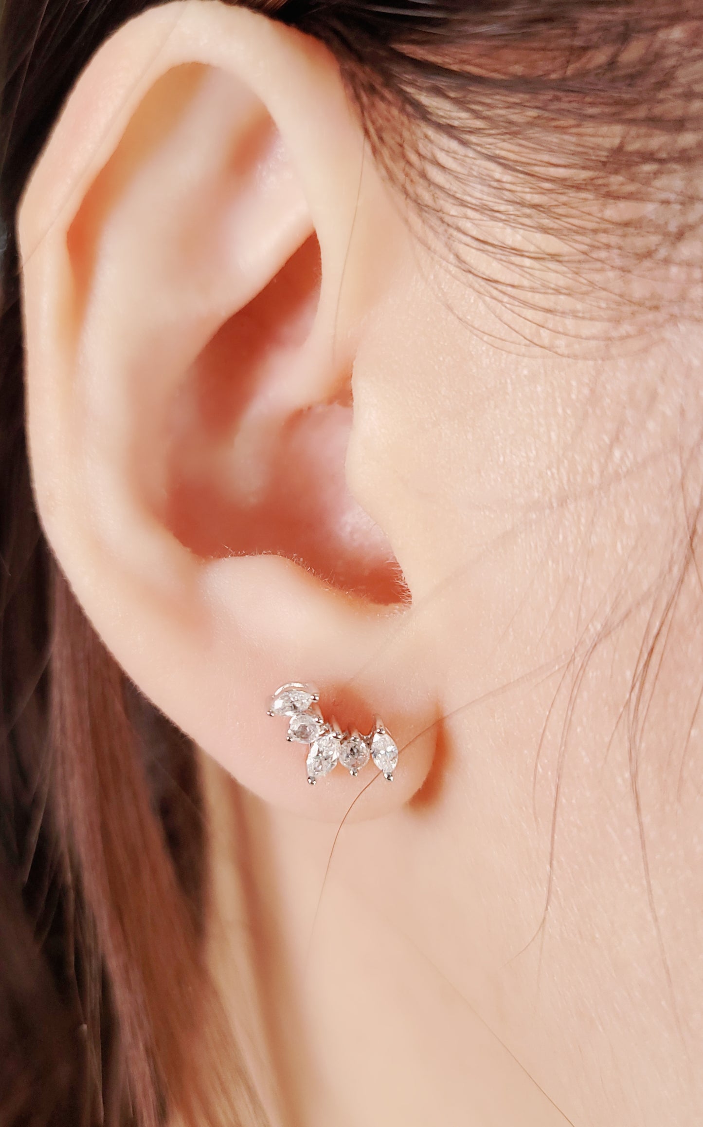Diamond Earrings-WK4158@
