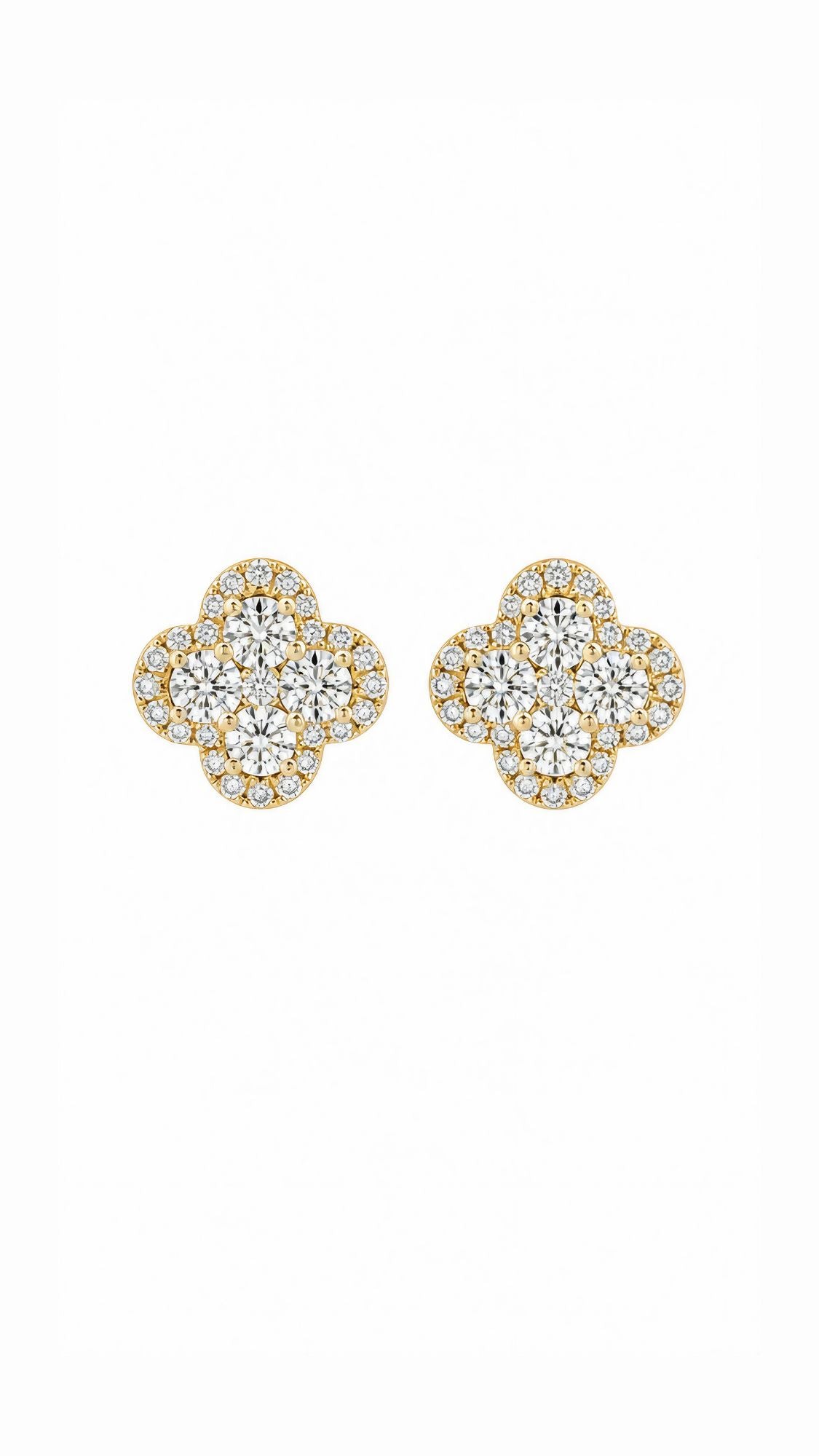 Diamond Earrings-WK4210@