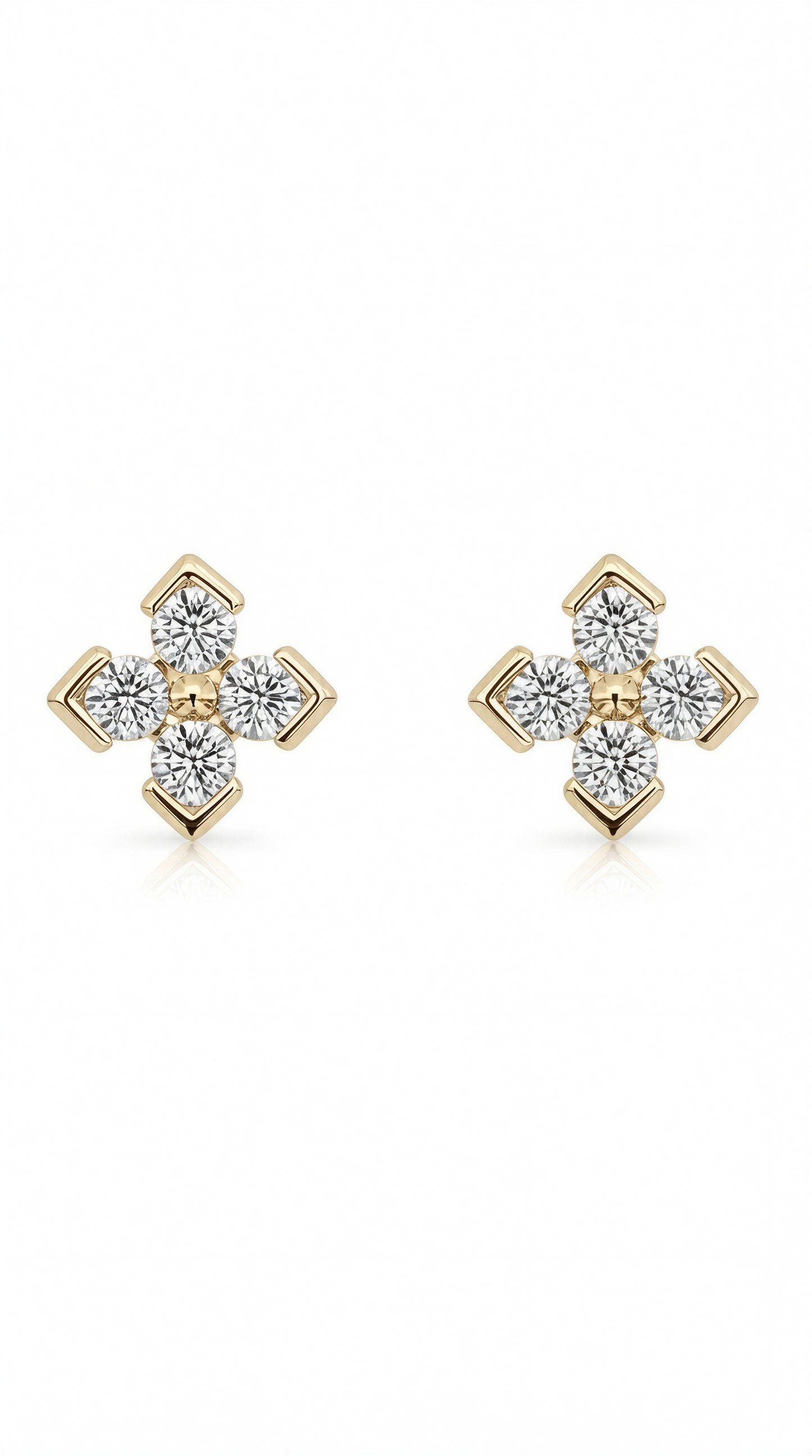 Diamond Earrings-WK4211@