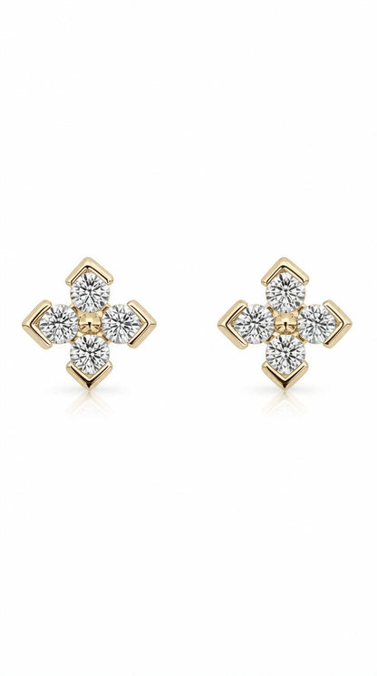 Diamond Earrings-WK4211@