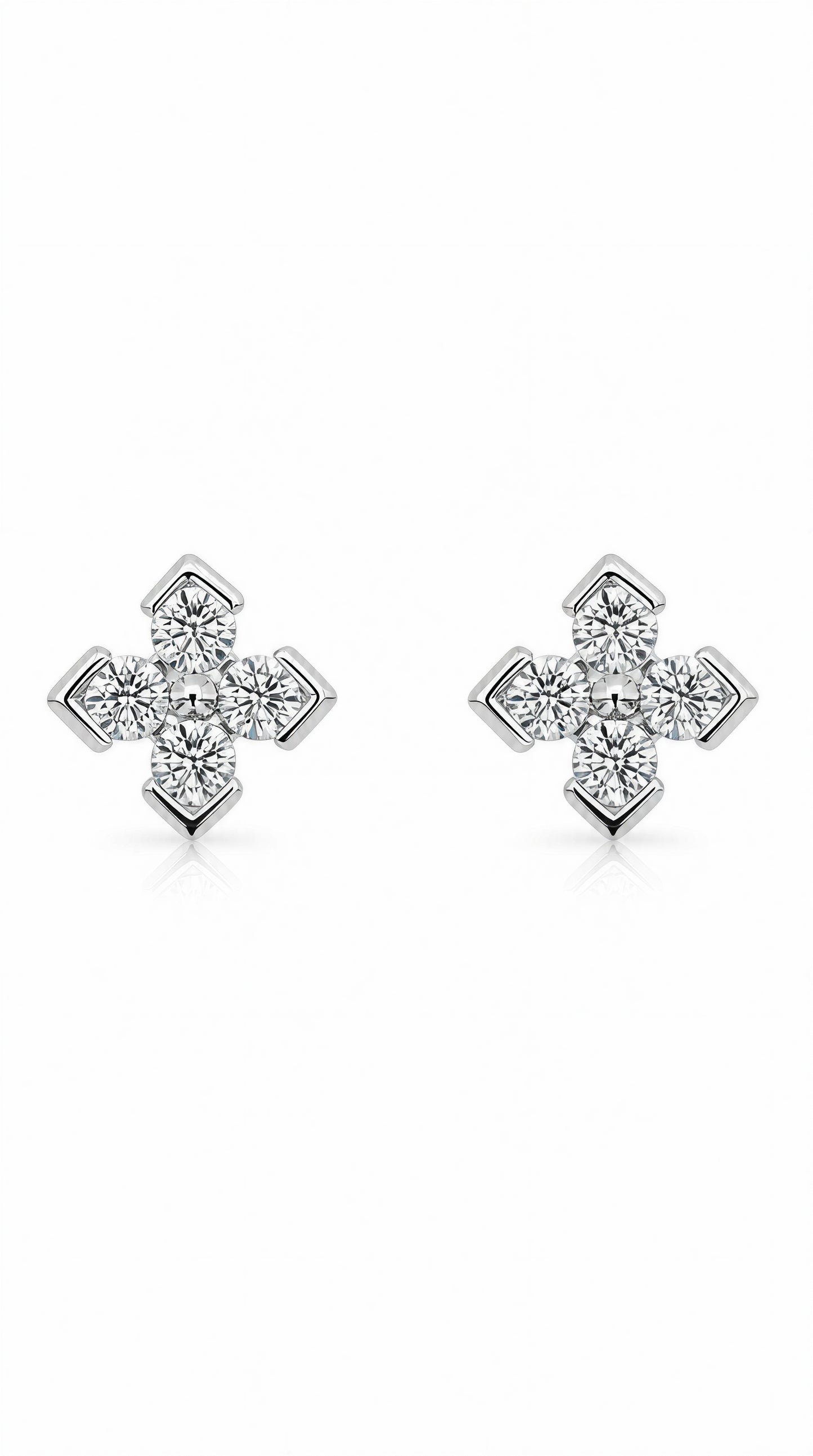 Diamond Earrings-WK4211@