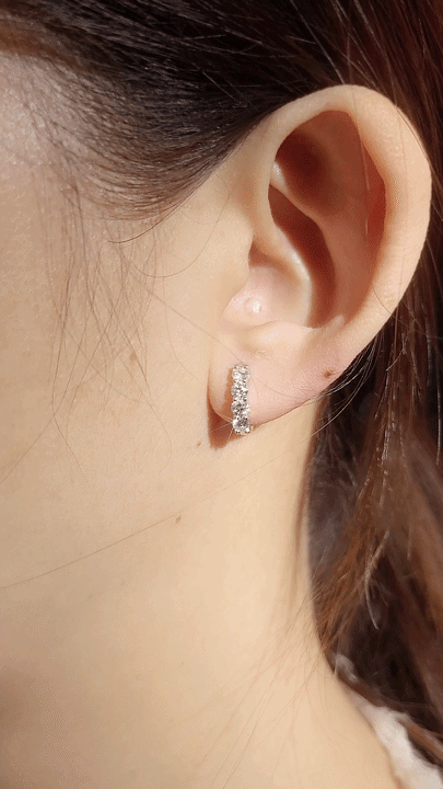 Diamond Earring (One piece)-WK4246