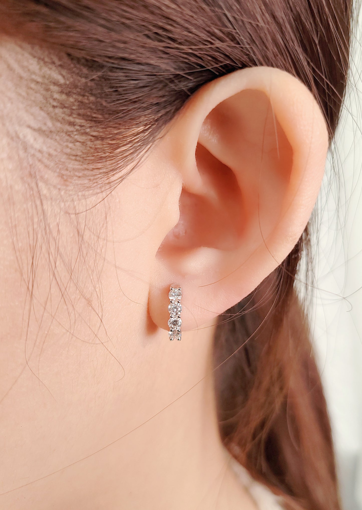Diamond Earring (One piece)-WK4246