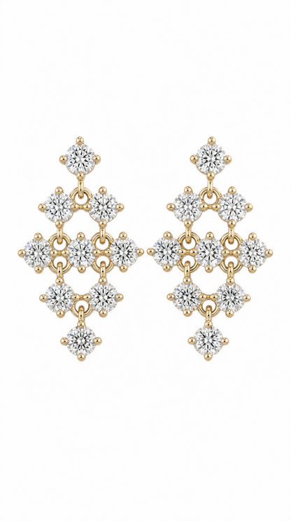 Diamond Earrings-WK4263