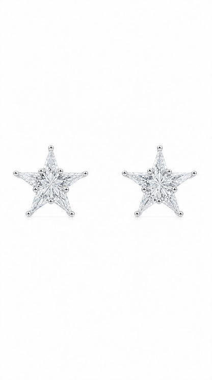 Diamond Starry Earrings-WK4217