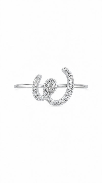 Diamond  W Ring-WK4281FW@