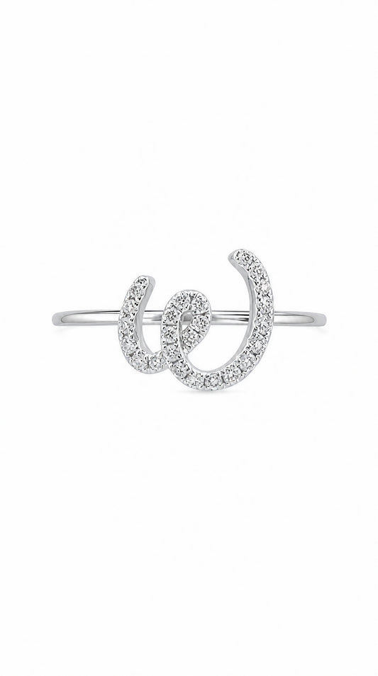 Diamond  W Ring-WK4281FW@