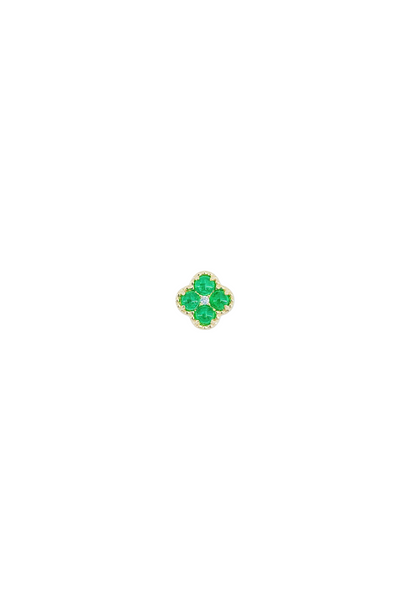 Emerald Diamond Charm-WK4164@