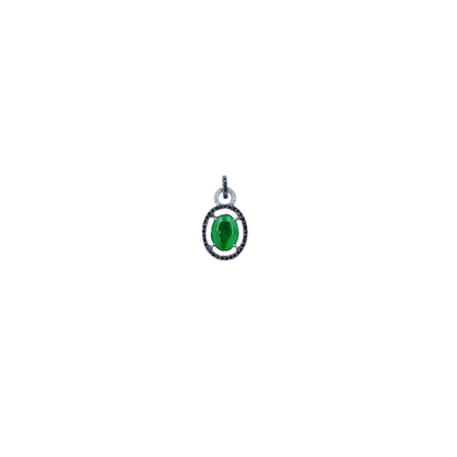 Fei Cui Black Diamond Pendant-WEO00002618