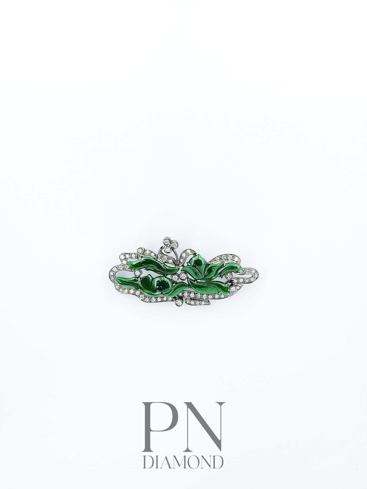 Fei Cui Diamond Brooch-WJO00000049