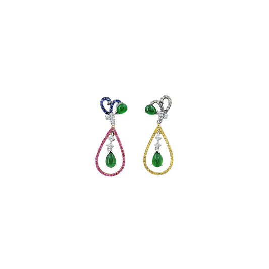 Fei Cui Diamond Earrings-WCO00000241