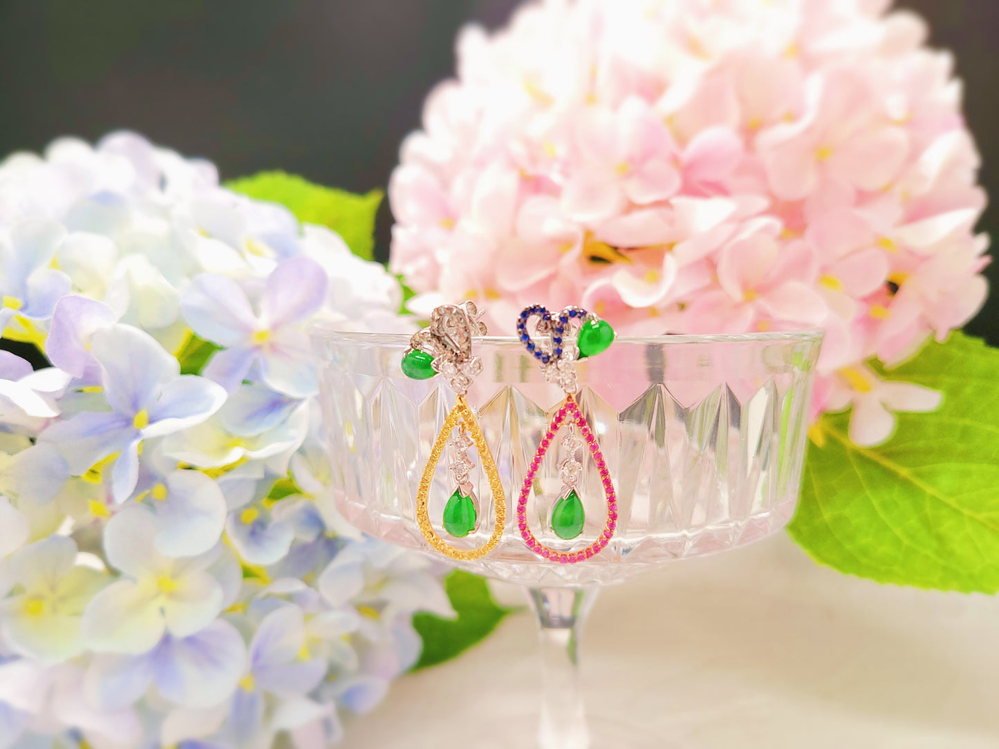 Fei Cui Diamond Earrings-WCO00000241