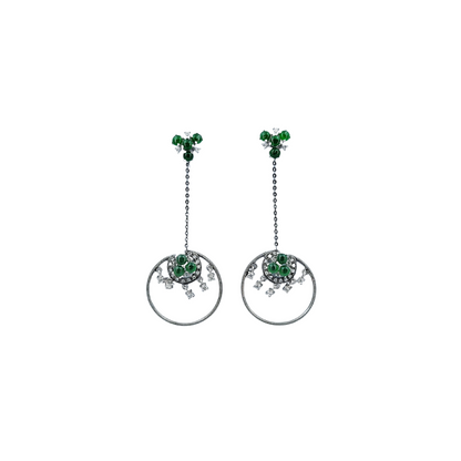 Fei Cui Diamond Earrings-WCO00000332