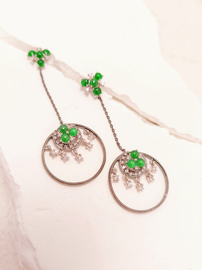 Fei Cui Diamond Earrings-WCO00000332