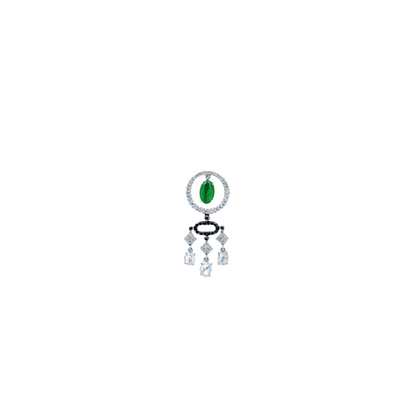 Fei Cui Diamond Pendant-WEO00001715
