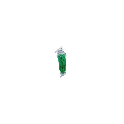 Fei Cui Diamond Pendant-WEO00002232