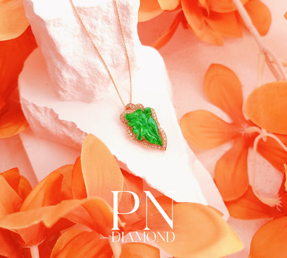 Fei Cui and Diamond Necklace-WAO00000079