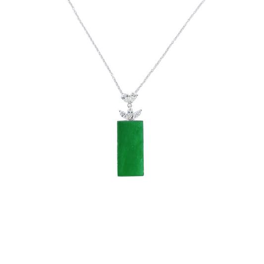 Fei Cui and Diamond Necklace-WAO00000098
