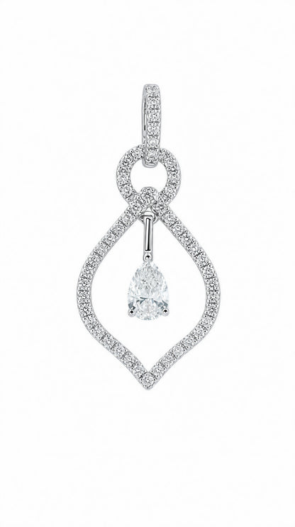 GIA 0.30CT Diamond Pendant-ZEO00014609