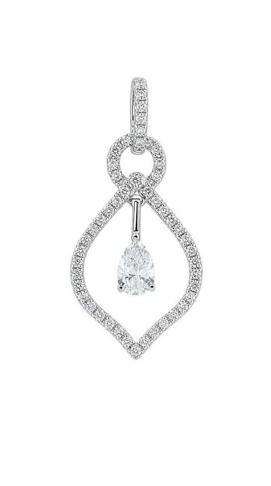 GIA 0.30CT Diamond Pendant-ZEO00014609