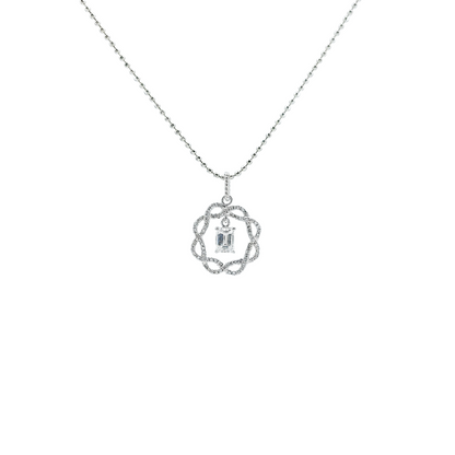 GIA 0.39CT Diamond Pendant-ZEO00014404