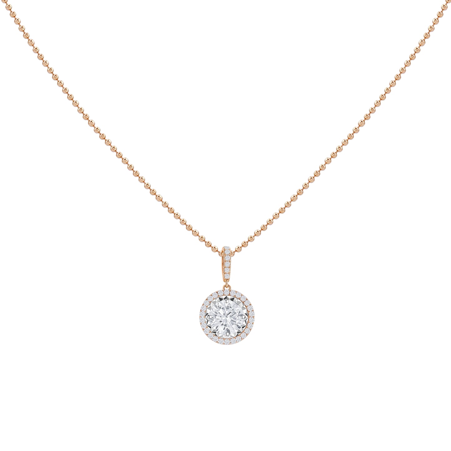 GIA 1.00CT Diamond Pendant -WK3986