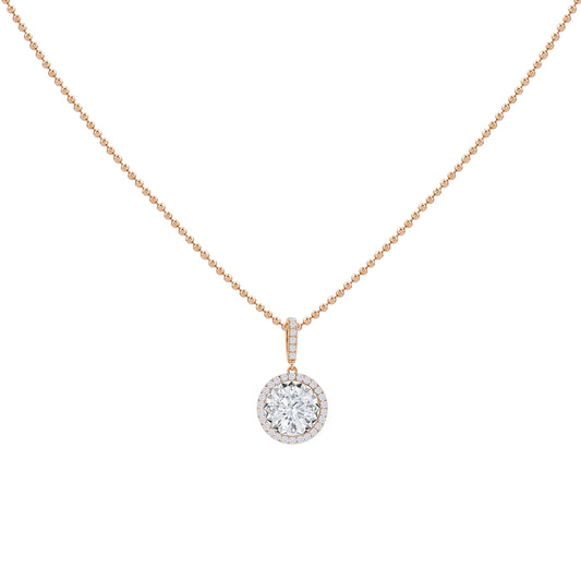 GIA 1.00CT Diamond Pendant -WK3986