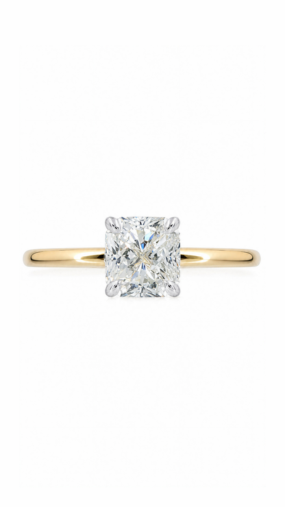 GIA 1.04CT Radiant Diamond Ring-WK4280
