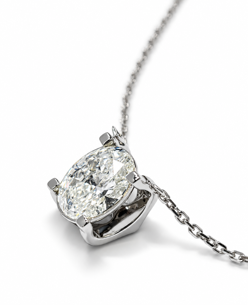 GIA 1.08CT Diamond Necklace-ZAO00005334