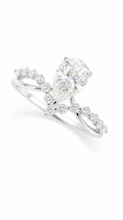 GIA 1.00CT Diamond Ring-WK4070