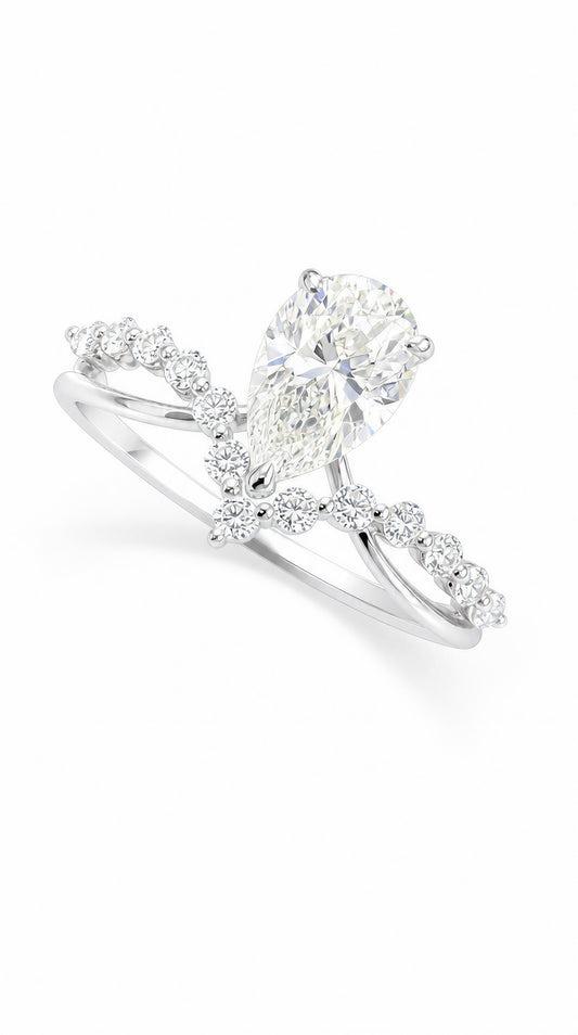 GIA 1.00CT Diamond Ring-WK4070