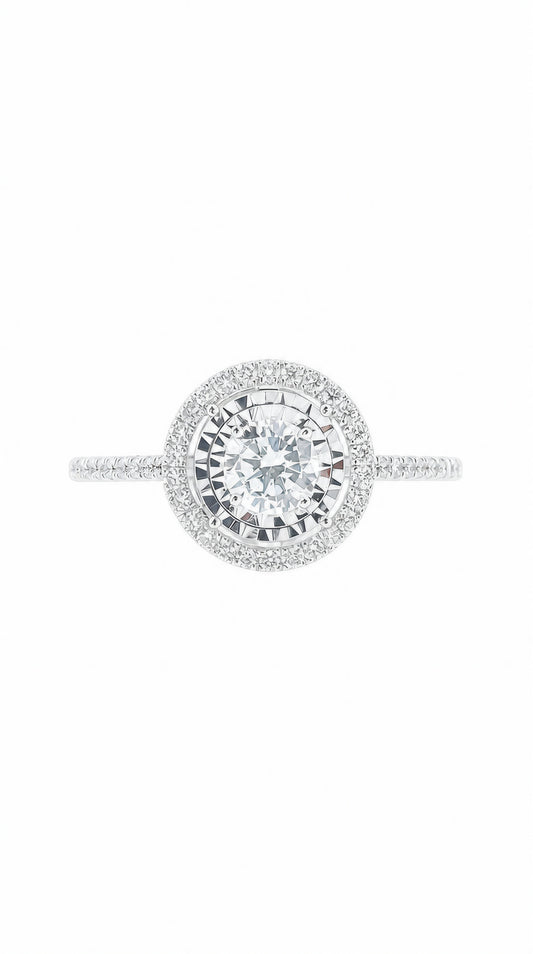 GIA 0.38CT Diamond Ring-WK4073