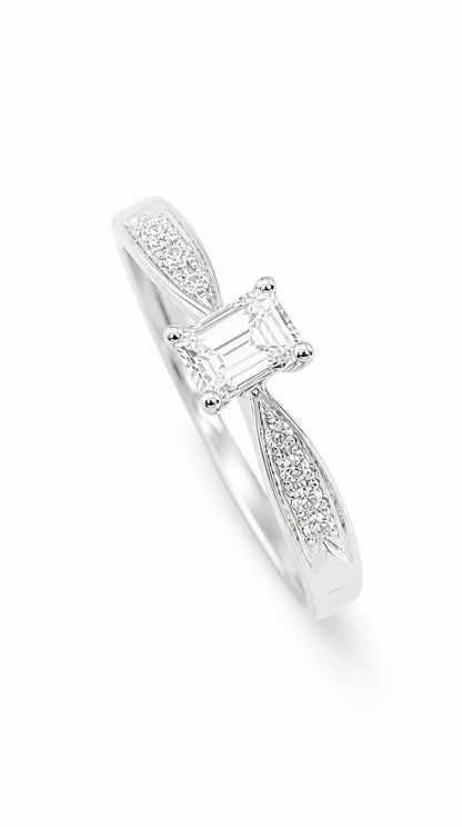 GIA 0.32 CT Diamond Ring-ZFO00025439